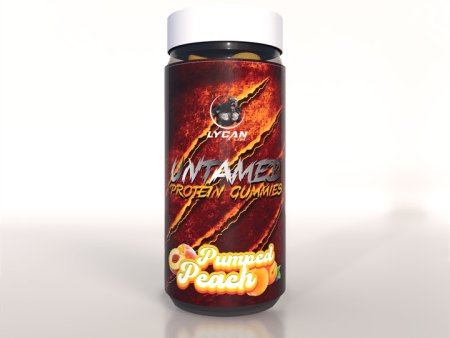 Lycan Labs Untamed Protein Gummies 290g Pumped Peach Fashion