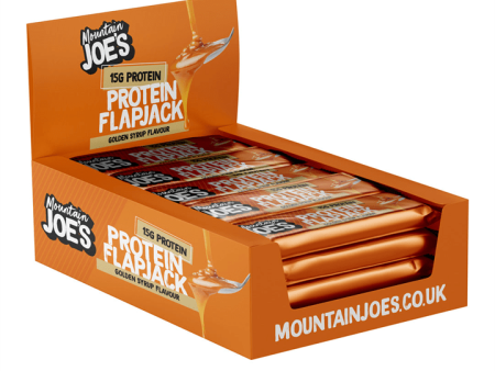 Mountain Joe s Protein Flapjack 16x60g Golden Syrup Discount