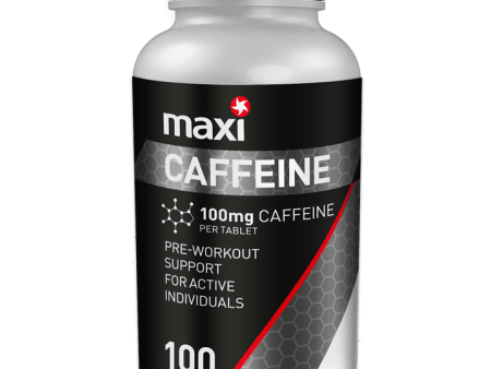 Maxi Nutrition Caffeine 100 Tabs For Cheap