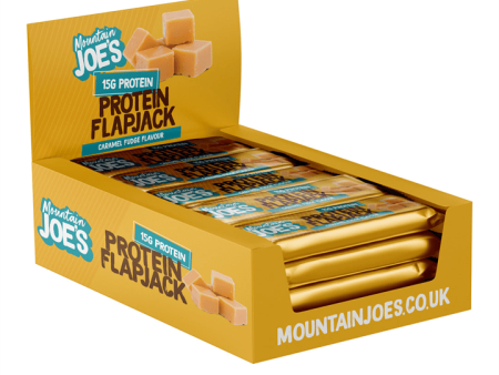 Mountain Joe s Protein Flapjack 16x60g Caramel Fudge Sale