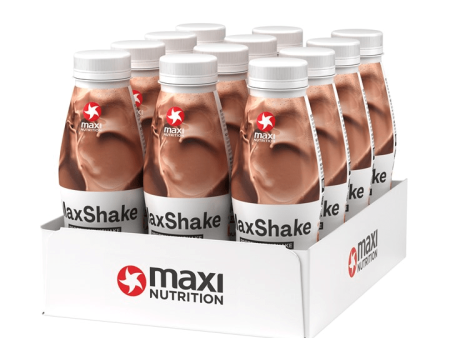 Maxi Nutrition RTD Chocolate 12x330ml Chocolate Cheap