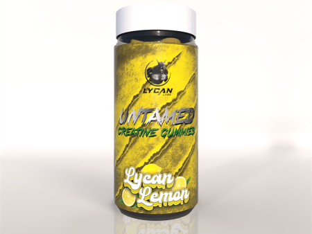 Lycan Labs Untamed Creatine Gummies 300g Lycan Lemon For Sale