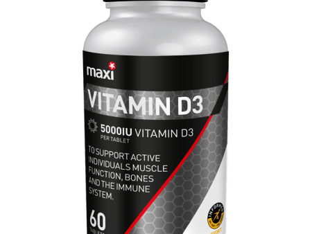 Maxi Nutrition Vitamin D3 120 Caps Supply