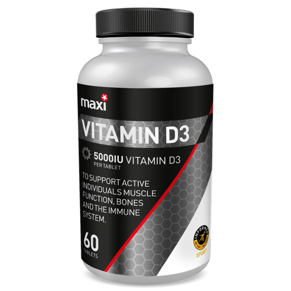 Maxi Nutrition Vitamin D3 120 Caps Supply