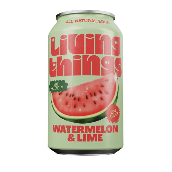 Living Things Prebiotic Soda 12x330ml Lemon & Ginger Soda on Sale