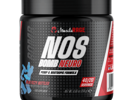 Muscle Rage NOS Bomb Neuro 256g Blue Fizzy Bottles Online