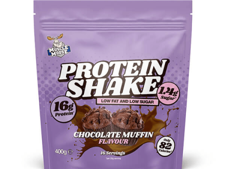 Muscle Moose Protein Shake 400g Chocolate Muffin Supply