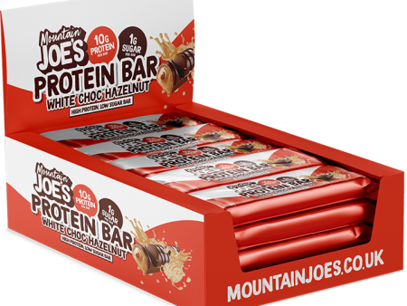 Mountain Joe s Protein Bar 12x35g White Chocolate Hazelnut Discount