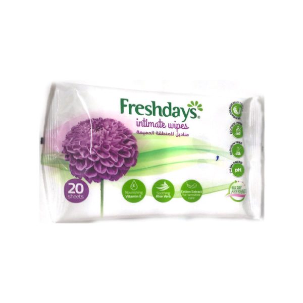 Freshdays Intimate Wipes 20 on Sale