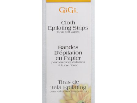 GiGi - Cloth Epilating Strips - 100 pack Online Hot Sale