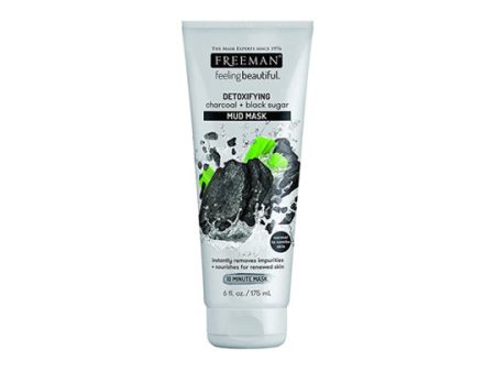 Freeman Tube Detoxifying Charcoal & Black Sugar Mud Mask 175ml Supply