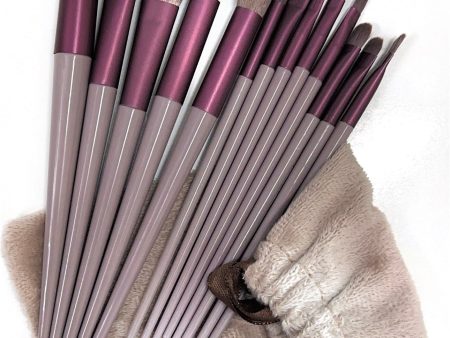 Makeup Brush Set of 13pcs + bag Fashion