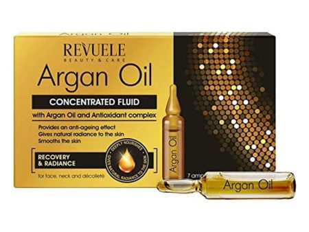 Revuele  Ampoules Argan Oil Concentrated fluid with Argan Oil and Antioxidant Complex For Face Neck Online now