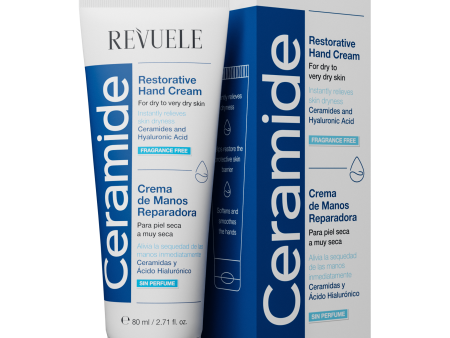 Revuele Ceramide Restorative Hand Cream, 80ml Hot on Sale