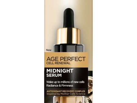 L Oreal Paris Age Perfect Midnight Cell Renew Serum 30ml For Sale