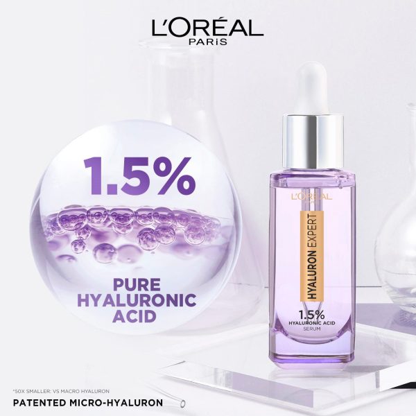 L Oreal Paris Hyaluron Expert Plumping Hydration Serum with Hyaluronic Acid- 2 sizes Discount