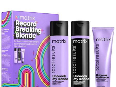 Matrix - Total Results Record Breaking Blonde Gift Set Hot on Sale