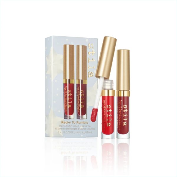 Red-y to Rumble Stay All Day Liquid Lipstick Set - Holiday 23 Discount