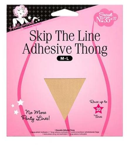 Hollywood - Skip The Line Adhesive Thong Hot on Sale