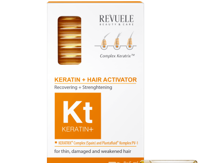 Revuele Keratin Ampoules Hair 8x5ML Online Sale