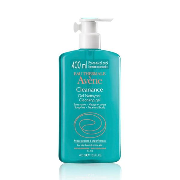 Avene Cleanance Gel Nettoyant 400 ML Hot on Sale