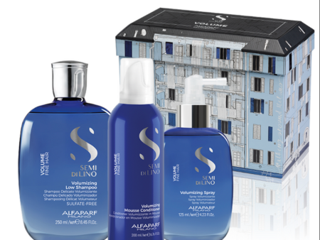 Alfaparf Milano - Semi Di Lino Volume Gift Set Online now