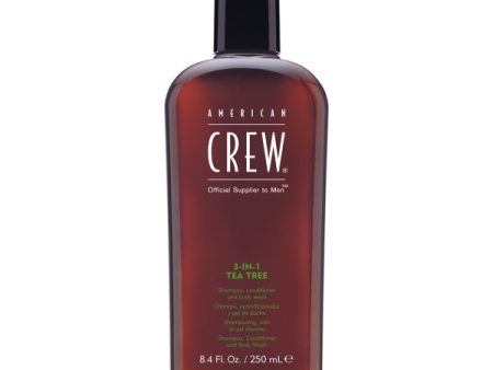 American Crew - 3-in-1 Tea Tree - Shampoo, Conditioner and Body Wash Online