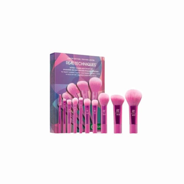 Real Techniques Winter Escape Mini Brush Set Limited Edition Cheap