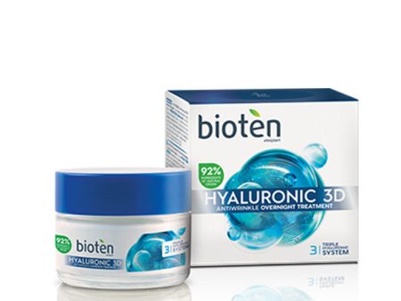 Bioten Night Cream Hyaluronic 3D 50 ML Hot on Sale