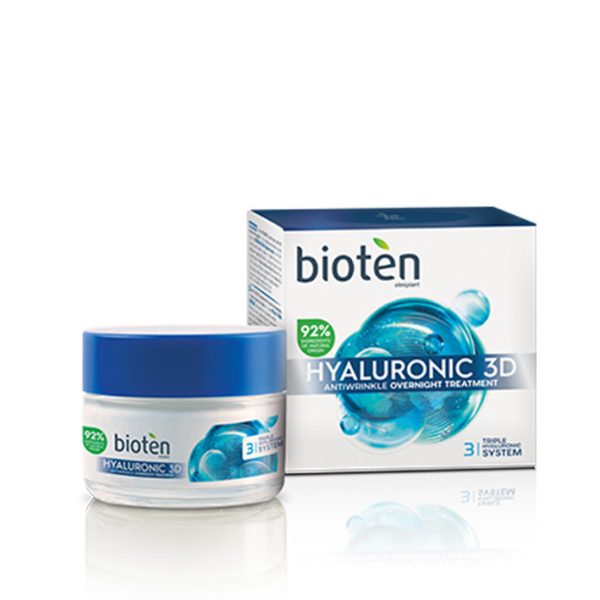 Bioten Night Cream Hyaluronic 3D 50 ML Hot on Sale