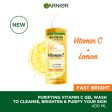 Garnier Fast Bright Vitamin C Brightening Purifying Face Gel Wash 400 ML Online Hot Sale