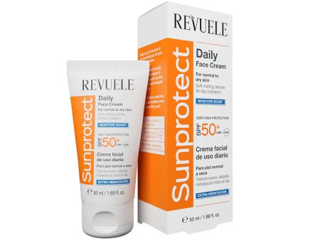 Revuele Extra Hydration Facial Sunscreen Sunprotect SPF50+ - Normal to dry skin For Cheap