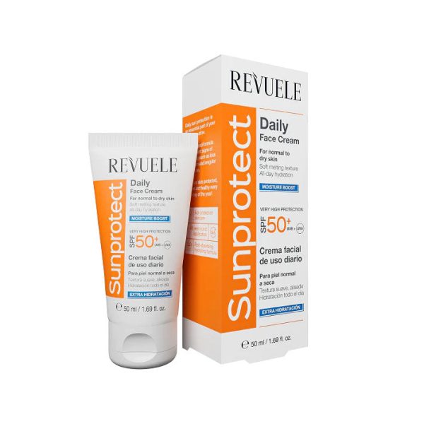 Revuele Extra Hydration Facial Sunscreen Sunprotect SPF50+ - Normal to dry skin For Cheap