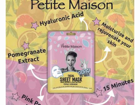 Petite Maison Facial Sheet Mask- Time Release Sale