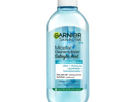 Garnier Micellar Cleansing Water With Salicylic Acid 400ML Online Sale