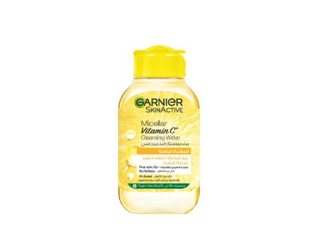 Garnier Vitamin C Micellar Water Facial Brightening Cleanser and Makeup Remover 100ML Online Sale