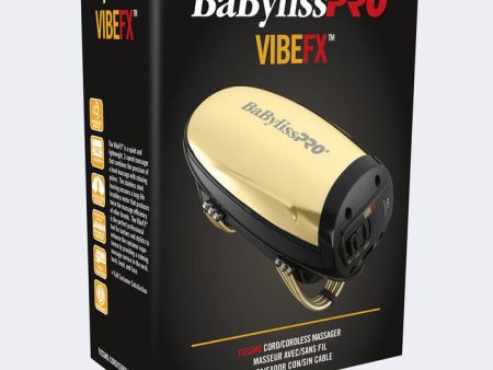 BaBylissPro - VIBEFX Gold 2-Speed Cord Cordless Massager Supply