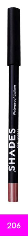 Shades Of You  Waterproof Lip Liner 206 Supply