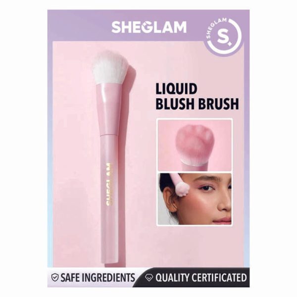 Sheglam Color Bloom Liquid Blush Brush Synthetic Kitty Paw Design on Sale